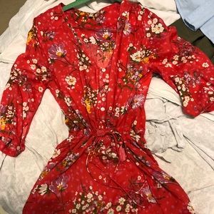 Fun and Flirty Floral Romper